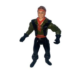 Vintage 1991 HOOK Movie Swashbuckling PETER PAN Toy Action Figure Mattel